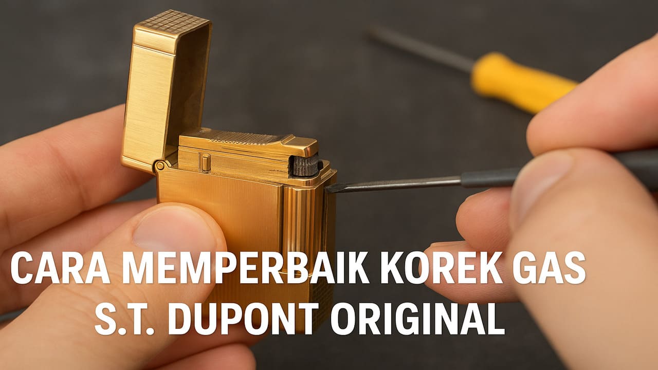 Cara Memperbaiki Korek Gas ST Dupont Original Panduan Lengkap untuk Para Pengguna Setia