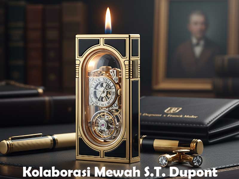 Kolaborasi Mewah S.T. Dupont x Franck Muller Hasil Jam Korek api