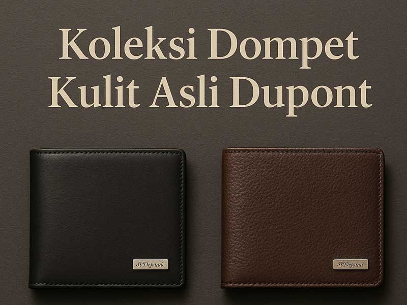 Dompet Kulit Asli Dupont: Kualitas dalam Sebuah Aksesori