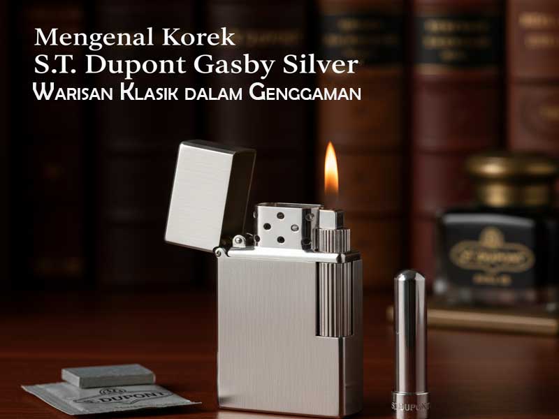 Korek ST Dupont Gatsby Silver: Warisan Klasik dalam Genggaman