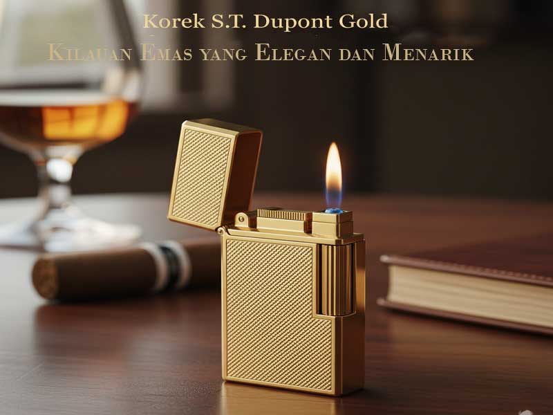 Korek ST Dupont Gold: Kilauan Emas yang Elegan dan Menarik