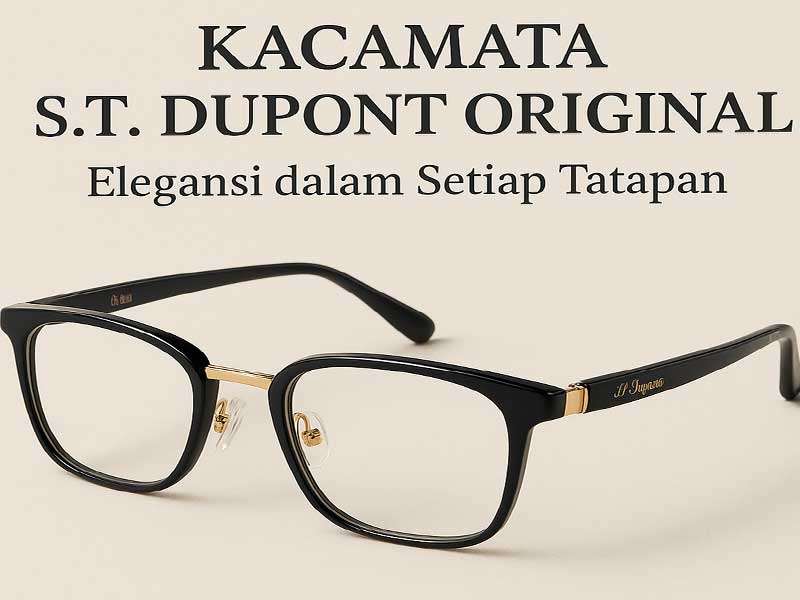 Kacamata ST Dupont Original: Simbol Gaya, Prestise, dan Keanggunan Tanpa Waktu