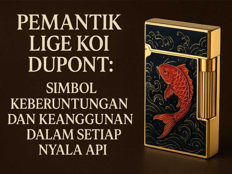 Pemantik Lige Koi Dupont: Simbol Keberuntungan dan Elegansi