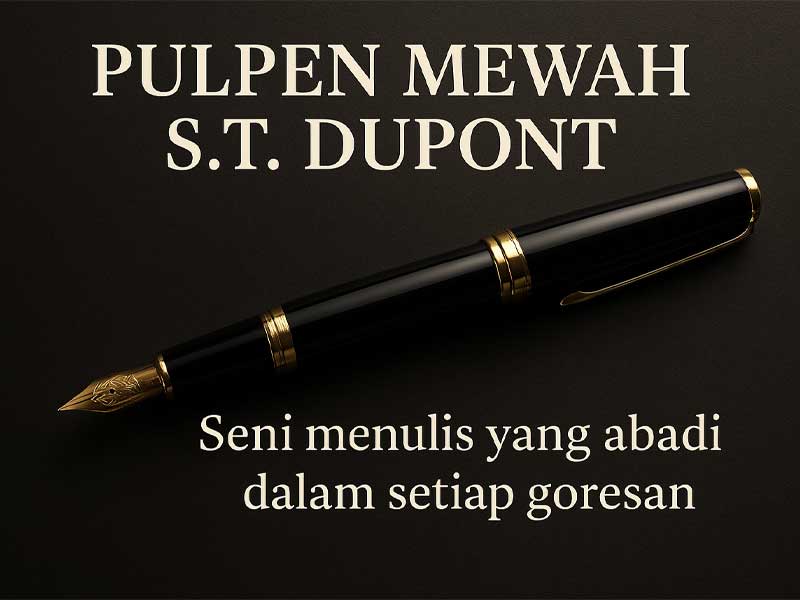 Pulpen Mewah ST Dupont: Warisan Elegansi dari Prancis
